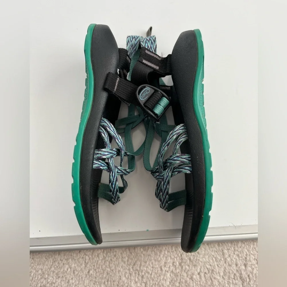 Chaco Kids Sandals - Black and Teal